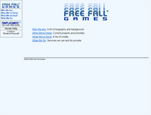 Tablet Screenshot of freefallgames.com
